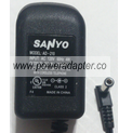 SANYO AD-210 AC ADAPTER 9V 210mA USED -(+)- 2x5.5x9.5mm